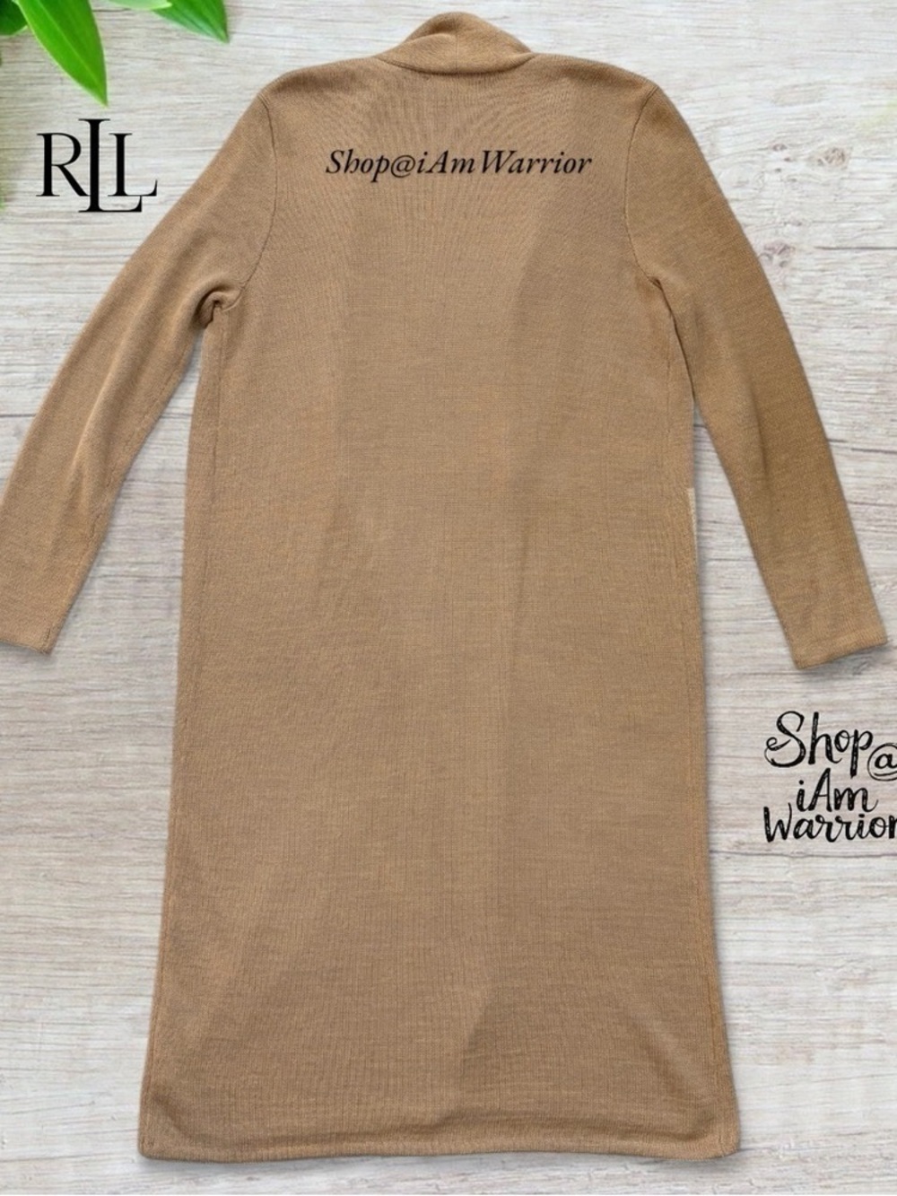 LRL Camel & Cream Tribal Intarsia
Knit Duster *shop@iamwarrior - Picture 6 of 10